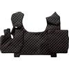 F-CORE Tappetini copricofani camion compatibile per IVECO STRALIS S-WAY 03.19-12.23 AUTOMAT NERO/ROSSO