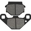 AHL 1 paio di pastiglie freno posteriori per moto Compatibile con APRILIA RX 125(Front & Grimeca Rear caliper) 2008-2012/SX 125 2008-2013/KAWASAKI KSR1 (KMX 50 B1/B2) 1990-1991
