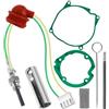 NEMTMCUA Kit di manutenzione per riscaldatore diesel ad aria e diesel, kit di riparazione candelette da 12 V, 2 KW, 5 kW, 8 kW, in ceramica, con strumento di rimozione per riscaldatori da parcheggio, 5 pezzi