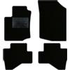 QUEMAR Tappetini Auto per Citroen C1 2005-2013, Bordo Antracite, 0 Ricami | Kit Tappeti Moquette e Gomma su Misura / Set 2 Anteriori + 2 Posteriori / Ricami e Colori Personalizzati / Antiscivolo
