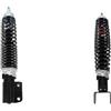 Generico AMMORTIZZATORE ANTERIORE + POSTERIORE REGOLABILE NERO COMPATIBILE CON PIAGGIO VESPA PX 125 150 200