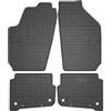 MOTOS Tappetini in gomma per auto adatto per Volkswagen Fox 2003-2021 Migliorare il comfort di viaggio con il tappetino antiscivolo per auto