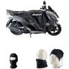 farbrothersonline COMPATIBILE CON SYM Jet 14 EVO 2023 IN POI COPRIGAMBE R242-X TERMOSCUD TUCANO URBANO PARAFREDDO-PIOGGIA SPECIFICO PER SCOOTER COPERTA TERMICA IMPERMEABILE INTERNO IN PELLICCIA