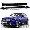 fenqing-y Pedana laterale adatta per Mercedes Benz GLC 300 X253 2016-2021 Pedana Nerf Bar