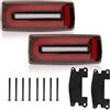 YSQOFDNFD Fari Posteriori Per Mercedes Per Benz Classe G W463 G500 G550 G55 G63 AMG 1990-2018 Luci Posteriori A LED Per Auto, Indicatori Di Direzione Auto Fanale Posteriore(Red Lens)