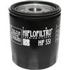 Hiflofiltro filtro olio per Moto-Guzzi 850 Breva, 940 Bellagio, 1100 California, 1200 Norge, 1200 Stelvio (76 x 90 mm) (hf551)