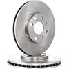RIDEX 82B0024 2x Disco freno Anteriore senza viti/bulloni Compatibilità con OPEL Zafira A T98