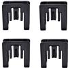 DEMULAX For Nissan, for Xtrail, for Qashqai, for Teana, for Tiida, for Livina, for Sylphy, for Geniss, tergicristallo inferiore Trim Rack Deflettore Copertura per tergicristallo auto(4 PCS B)