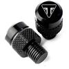 chennini Tappo per foro specchietto retrovisore moto Per TRIUMPH SPEED FOUR 600 Speed Triple R RS S TWIN SPEEDMASTER Motocicletta Tappi Per Fori Specchietto Retrovisore Posteriore Bulloni Viti M10*1.25(2)