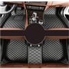 DQRG Tappetini Auto Per Volvo S60 2010-2019 2020-2023 Auto Tappeti Piede Coche Accessorie Tappetini Auto(Tutto nero,10-19)