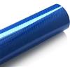 SOFIALXC 6D In Fibra di Carbonio Vinile Pellicola Adesivi Alta Lucido Moto Tablet Decalcomanie Accessori Auto Styling- blu-25cmx150cm