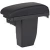 RWRPQEDEXM per Peugeot 2008 2012-2018 Box Bracciolo per Auto Parti di Adattamento Dettagli Interni Box Portaoggetti Centrale Speciale Bracciolo Braccio USB Bracciolo Box Centro(A Black Black Line)