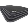kh Teile Tappetini per auto 911 991 (velluto) Premium tappetini auto 4 pezzi nero