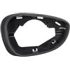 EasyByMall Cornice per specchietto retrovisore in ABS nero modellato per Ford Fiesta MK5/MK6 modelli 08/17 miglioramenti (destra)