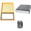 Generico Sostituzione del filtro dell'aria Set di 3 filtri aria abitacolo per MG ZS 1.5L 2017- Motore: 15S4C 26300-10018 10334315 10365251 Accessori per auto