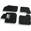 Generico Tappetini Specifici COMPATIBILI con Sandero Stepway I/II dal 2008 al 2020 moquette nera bordino nero set 4 Tappeti auto antiscivolo specifici su misura 131477