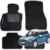 W-Parts SERIE 4 TAPPETI - TAPPETINI IN MOQUETTE NERI PER MINI COUNTRYMAN F60 2016-2023