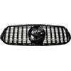 KMAGE Griglia Anteriore Stile GT Per Mercedes Per Benz Classe GLE W167 GLE300 350 400 GLE450 Per 4MATIC 2019 2020 2021 2022 2023 Griglie Radiatore Anteriori(Gloss Black)