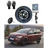 D'ANGELO 1988 Kit Ruotino di Scorta 16 compatibile con Dacia Jogger con Cric, Chiave, Vite, Guanti e Sacca 125/90R16