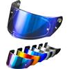 PSLER Visiera per Casco per LS2 Outer FF320 Rapid FF353 Assault FF328 Stream FF800,Visiera Colorata Accessori per Casco da Moto Ricambio(Blu Trasparente)