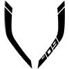 ZYSM Adesivi Per Serbatoio Carburante Laterale Per Yamaha MT-09 MT09 MT 09 2014-2022, Adesivi Riflettenti In Vinile, Decalcomanie Per Serbatoio Serbatoio Trazione Pad(NERO)