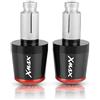 ZZKY 2pcs Contrappesi Manubrio Bilancieri Per Per Yamaha X-max Xmax 125 250 300 400 2017-2018 7/822mm Moto A Mano Barra Termina Slider Handler Barra Fine Tappo Xmax125 17 18 (Colore : 8)