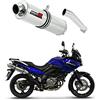 DOMINATOR Terminale di Scarico Marmitta Silenziatore ST compatibile con DL 650 V - Strom 2004-2006