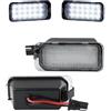 Yurefax 2 luci targa a LED for Ford, Focus, 5D, Fiesta, Mondeo, MK4 C-Max MK2 S-Max Kuga Galaxy, luce bianca for auto 6000K Luce targa auto