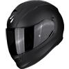 Generico SCORPION CASCO EXO-491 SOLID NERO OPACO VISIERA TRASPARENTE + SCURA helmet casque (XL)