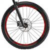 Decalart Kit adesivi per Cerchi Ruote Bici Mtb corsa sport 26 27,5 28 29 Pollici completo 2 ruote decalcomanie sticker filetto strisce L001 (032 Rosso, 27,5 Pollici)