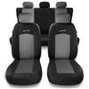 Mossa Coprisedili compatibili con Honda Civic VI, VII, VIII, IX, X (1995-2021) - fodere sedili auto - set coprisedili auto universali - S-G2