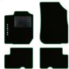 QUEMAR Tappetini Auto per Dacia Duster 2010-2017, Bordo Verde, 1 Ricamo