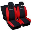 Lupex Shop Tipo_N.R Coprisedili compatibili per Tipo bicolore nero - rosso