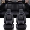 BOHHO Copri Sedile Auto Per JAGUAR XF Per F-Pace Per E-pace Coprisedile In Pelle PU Auto Universale Completo Per Auto Coprisedile Anteriore Posteriore Protezioni Set Interni Coprisedile Auto Posteriore ( Co