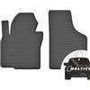 moto-MOLTICO Anteriori Tappetini Auto in Gomma con un Bordo - Set 2 Pezzi - Tappetini per Auto Impermeabile - Set di Tappeti Adatti per Volkswagen Caddy III 2004-2020