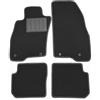 ASC Tappetini Auto Compatibili con Alfa Romeo MiTo 2008-2018, Moquette, Bottoni, Battitacco in Gomma