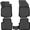 WALSER Tappetini in gomma per auto XTR su misura compatibile con Opel Crossland/Crossland X 03/2017 - Oggi