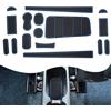 YEE PIN Tappetini in Gomma Compatibili Con Fiat Panda/Cross 2021-2023 - Antiscivolo per Console Centrale City Cross [Non Adatto per 4x4] (Blu)
