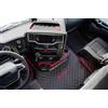 Generic TAPPETINI PER PAVIMENTO adatti per IVECO S - WAY [ 2019-2023 ] - Nero- rosso