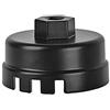 topolenashop Tappo Chiave a Tazza per rimozione Filtro Olio Versione 14 Flap cap1 3/8 64mm