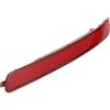 A ABSOPRO Riflettore Paraurti Posteriore Lato Sinistro N.924051W000 Riflettore Paraurti Lato Segnalatore per Kia Rio 2012-2015 Rosso.