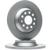 Ferodo 2x FERODO Disco freno Posteriore Ø300mm Altezza: 48,3mm Spessore: 12mm Cerchio foro-Ø: 112mm pieno DDF2506C Compatibilità con VW Golf VII Hatchback 5G1, BQ1, BE1, BE2 TIGUAN AD1 Touran 5T1