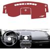 generico pelle copri cruscotto Compatibile con LR Freelander 2，tappetino cruscotto Protezione solare Antiscivolo,Interni dell'auto，Ricambi auto(red)