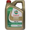 LUBRIALPHA Castrol Edge 0W-20 C5 Olio motore auto benzina diesel lubrificante con Portachiavi Cavatappi conf. 3x4lt