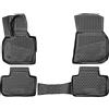 Walser Tappetini in Gomma per Auto XTR su Misura Compatibile con BMW X3 (G01), 2017-2024, Tappetini Auto Antiscivolo, Protezione vano Piedi