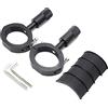 iSpchen Staffa Di Montaggio Per Faretto Moto,Luce a Led Staffa Montaggio Per Manubrio,Supporto Universale Per Luce Di Moto,Staffa Estensione Della Clip Del Tubo Faro Led Del Manubrio Del Paraurti