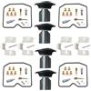 Generic GPZ600R ZX600 Kit di riparazione carburatore 1987-1989 (kit di riparazione, galleggiante, diaframma)