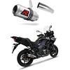 DOMINATOR EU Omologato approvato Terminale di Scarico Silenziatore GP compatibile con VERSYS 1000 2019-2024