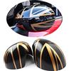 uvcany MINI F54-F60 Prima di giugno 2019 Coperture per specchietti laterali per porta auto Mini Cooper One/D/SD/S/JCW Serie F F54 F55 F56 F57 F60(Union Jack oro, serie F senza foro luminoso)