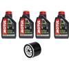 AER MOTO SPARE PARTS Kit Tagliando 4 LITRI LT 5100 10W40 Filtro Olio 204 MOTO KAWASAKI